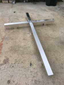 sheet metal cross for church in margate, fl